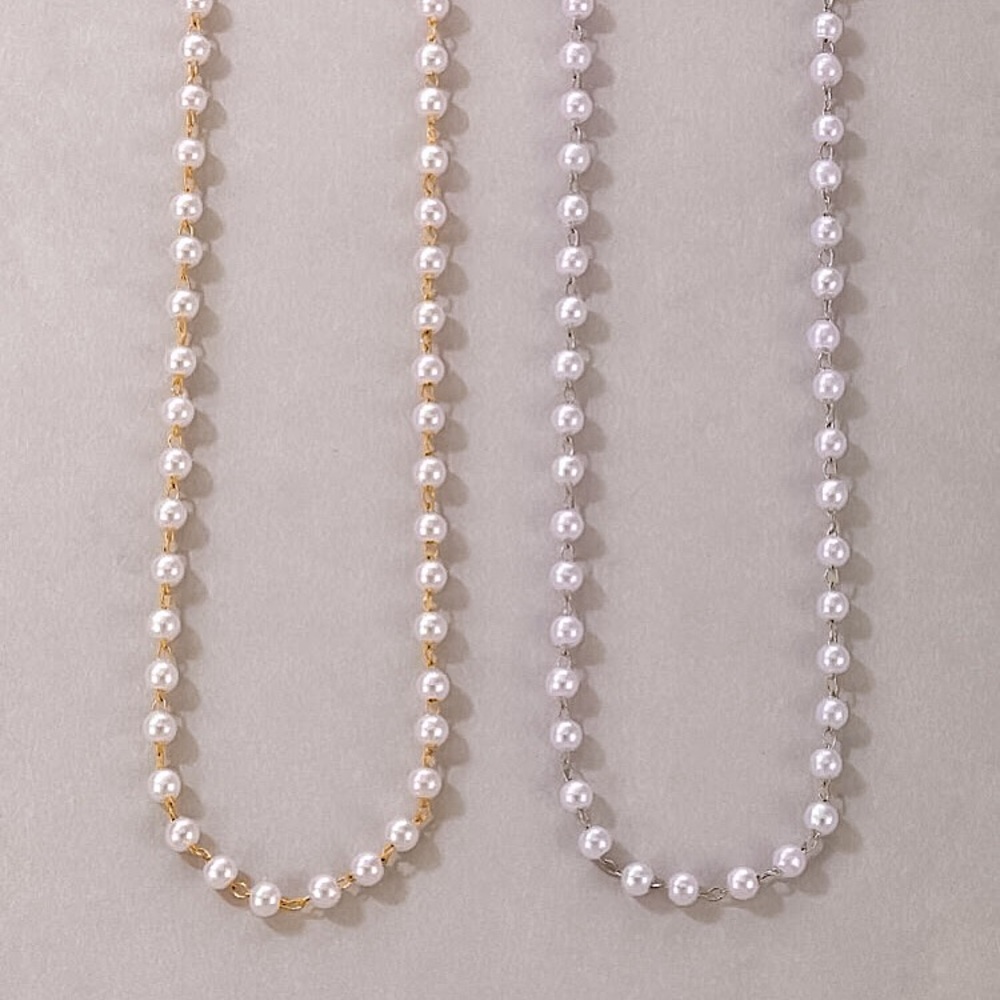 ⚜️𝟯𝟬%𝗢𝗙𝗙 𝗯𝘂𝗻𝗱𝗹𝗲𝘀 𝟯+⚜️ NEW Pearl Delicate String Choker - Picture 8 of 13
